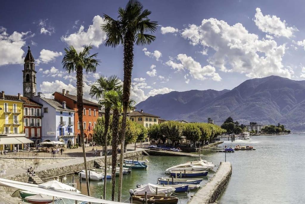 Ascona: Residenza Sabrina,App 2.5 Locali E Piscina 아파트 외부 사진
