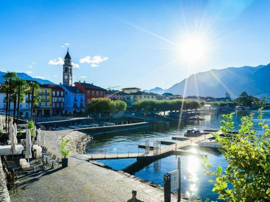 Ascona: Residenza Sabrina,App 2.5 Locali E Piscina 아파트 외부 사진